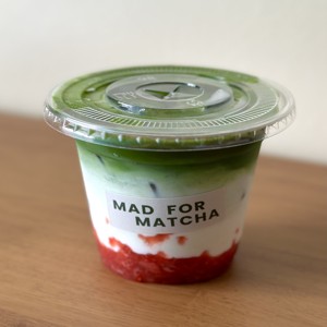 Iced Strawberry Matcha Latte